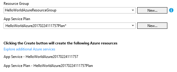 App Service Resource Group