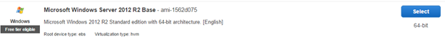 AWS Windows Server Selection